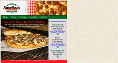 Desktop Screenshot of angelinaspizza.com